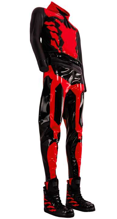 Tactical Game Suit black red